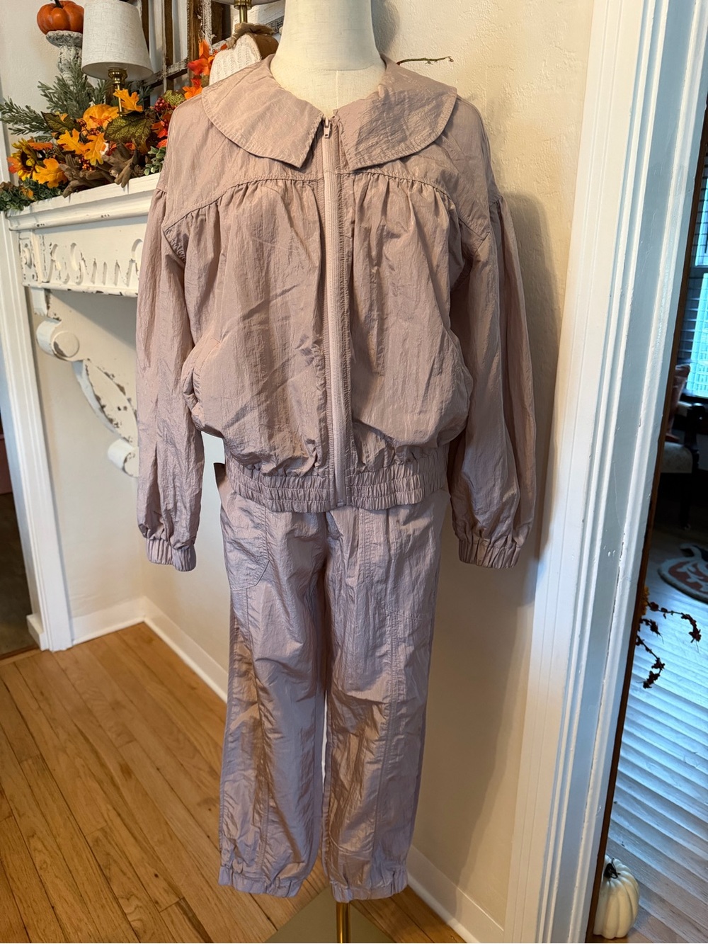 Women’s Track Pants & Jacket Set - Dusty Mauve
